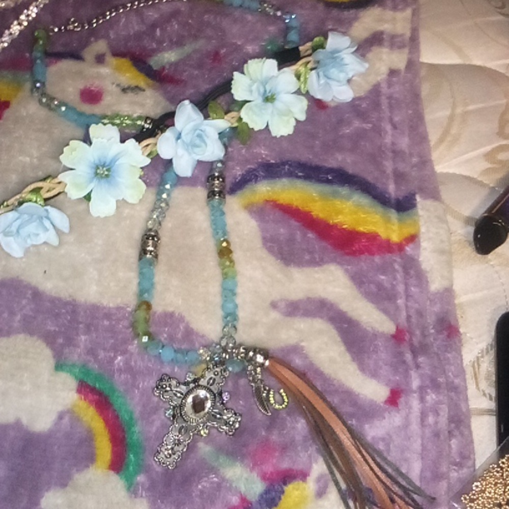 Bohemian necklaces set